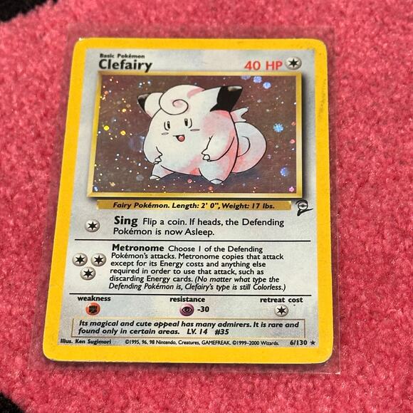 Clefairy #6 – Pokémon Base Set 2 – As Pictured - Picture 2 of 6